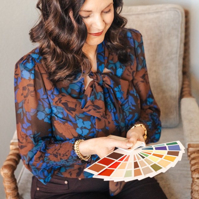 You will receive a beautiful fabric color swatch book with the 36 colors in your palette. The 36 colors represent one fourth of the colors in the world.